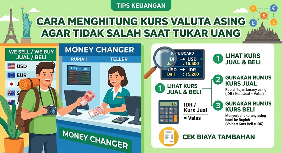Cara Menghitung Kurs Valuta Asing